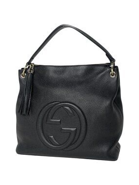 Gucci Soho Handbag Leather Black